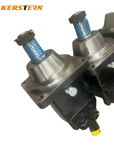 Robust Hydraulic Wheel Motor KM6B Brake Motor with Multi Disc Brake and Hydraulic Pressure Release for Heavy Machinery